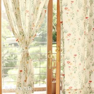 로즐리 순면 광목 가리개커튼(150x230)1장+커튼끈 1장