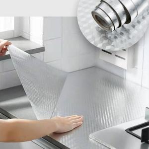 특수코팅 주방 오염방지 은박 시트지 인덕션 가스렌지 싱크대 상판 필름지