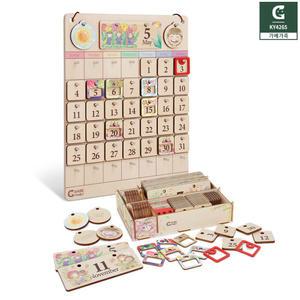(가베가족) KS4265 몬테소리플러스 메모리얼 만년 달력