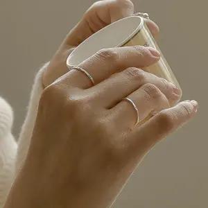 925실버 러프 텍스쳐 실반지 데일리 열손가락반지 엄지링 애끼링