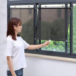 [NS홈쇼핑]붙이는블라인드 암막 창문 햇빛가리개 롤스크린 원룸 거실 사무실 무타공..[35059608]