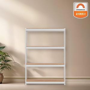 스피드랙 다용도 수납선반 800x800x1200 4단 무볼트 철제앵글선반