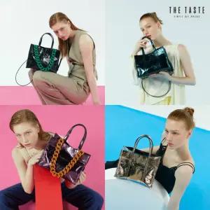 [THE TASTE] 크링클 페이던트 소가죽 미디움 토트백 TT007