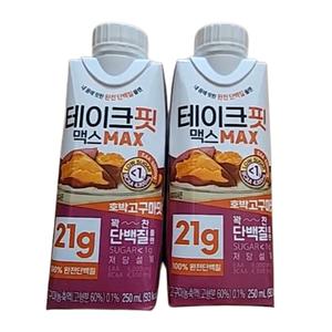 테이크핏 맥스 고구마맛 단백질 음료 250ml x 24개
