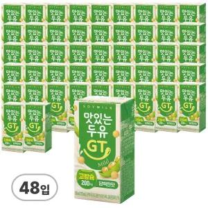 맛있는 두유 GT 고칼슘 담백한맛 190ml 48입