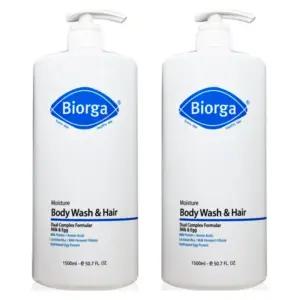바이오가 모이스춰 바디워시 앤 헤어 1.5L 1개