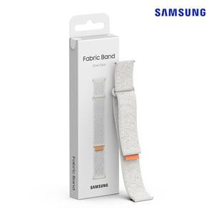 정품 갤럭시워치6 ( 워치4/5/7/FE 호환 ) 패브릭 스포츠 루프 스트랩 M/L 샌드 / ET-SVR94LUE