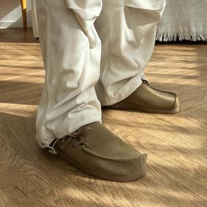 [쿼터]남성 구두 여성 커플 단화 모카신 누벅 스웨이드 로퍼 아메카지신발 발편한 남자 캐주얼화