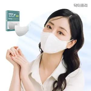 닥터퓨리 KF80 비키 새부리형 황사마스크 10입  대형 중형) 화이트 베이지 그레이 블랙 컬러마스크