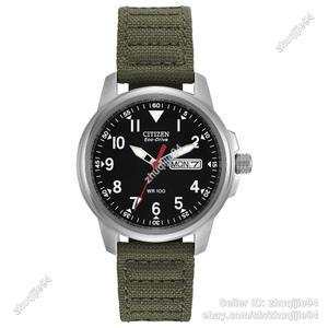 시티즌 Citizen [세금포함] [정품] Eco-Drive Men 시계 - BM8180-03E Garrison Field 올리브 그린 방수 명