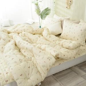 [셀링코리아]S 마켓침구 엘라 60수 아사면 워싱 차렵이불 싱글