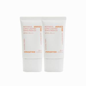 이니스프리 인텐시브 롱래스팅 선스크린 EX 60ml (SPF 50+ PA++++) 2개