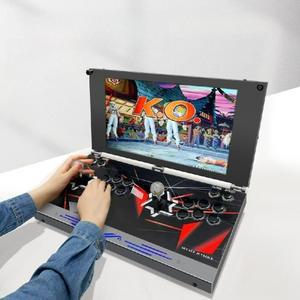 오락실 게임기 17인치 2인용 접이식  플러그인 고전 레트로 게임 콘솔 휴대용 옛날