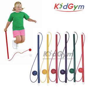 키드짐 핸드 점핑로프 6개입 초보용 줄넘기 배우기 어린이집 신체활동 교구