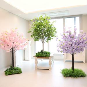 인조나무 인테리어 조화나무 화분 장식 인조목대 150cm