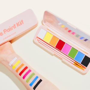 알파 페이스 페인팅 물감 8색세트 (+붓, 거울케이스)