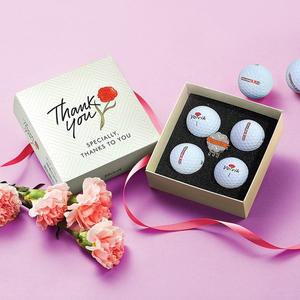 [볼빅] 땡큐 에디션 4구 골프공 선물세트