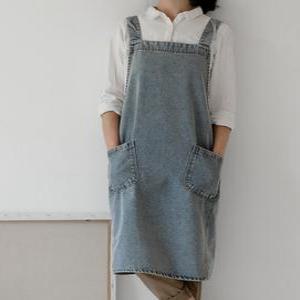 공방 청앞치마 꽃집 캔버스 바리스타 미용 작업용 목공 작업용 어린이집 남녀공용