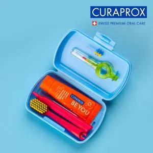 큐라덴 트래블세트 블루(CS5460칫솔+비유치약+치간칫솔) 휴대용 여행용 캠핑용 치약칫솔세트