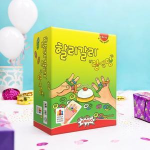 아미고게임 할리갈리 링엘딩 순발력 보드게임 멀티컬러 링끼우기 종치기 스피드게임 장난감