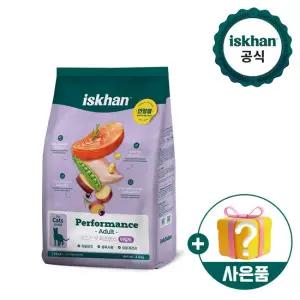 이즈칸 고양이사료 퍼포먼스 어덜트 2.5kg +참치와치어 80g 2개