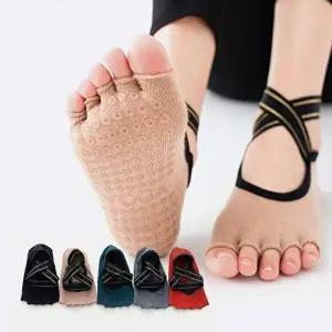 토오픈 필라테스 양말 요가 삭스 논슬립 홈트 발레핏-WF3BA65