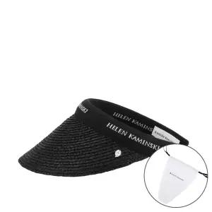 25SS 헬렌카민스키 HAT50265 CHARCOAL BLACK LOGO 비앙카 BIANCA 바이저