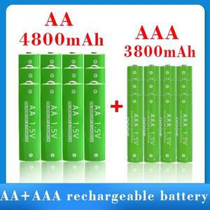 1.5V AA 4800mAh NI-MH 충전지+1.5V 충전지 배터리 10-25일 이내