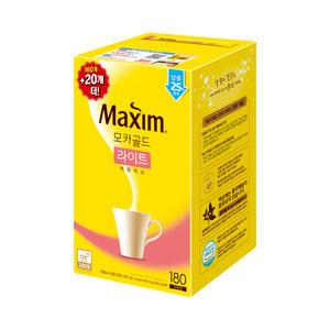 맥심 모카골드 라이트 커피믹스 180T x 1개