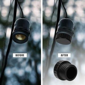 라이트 소켓 안전 캡 E26 전구 커버 플러그