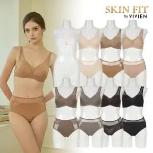 비비안 스킨핏 라이크라 보정라인 노와이어 여성속옷세트 16종