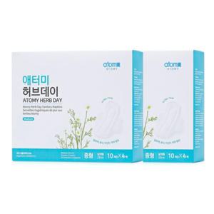 애터미 허브데이 생리대 중형 x 80개