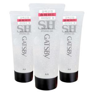 갸스비 슈퍼하드 스타일링 젤 헤어젤 200g 3개