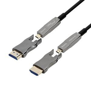 랜스타 배관용 HDMI 광케이블 2.1V 8K 헤드분리형 10M