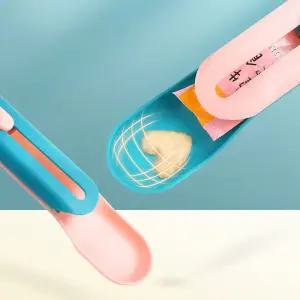 (그린스푼) 느낌상점 찹찹 고양이 츄르 간식 스쿠퍼 스푼 강아지/스틱/푸드/전용/스쿱/수저/숟가락/푸시/버