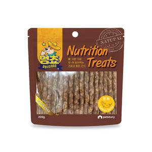 멍쵸 뉴트리션 트리트 연어 200g x 4개 강아지져키간식