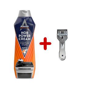 [아스토니쉬] 인덕션 하이라이트 클리너 500ml + 전용 스크래퍼 세트