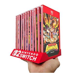 닌텐도 스위치2 게임칩 게임팩 거치대 스탠드 정리 홀더 레드 12개 보관