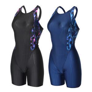 아레나 여성 레이서백 4부 수영복 A4FL1PL35