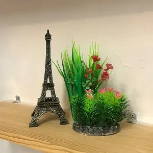 (6인치) 어항 장식 조화 그린/수초/꾸미기/수족관/바닥/인공/구피/소품/수조/장식품/인테리어/물고기/식물