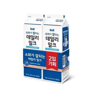 매일 소화가 잘되는 데일리밀크 900ML*2입