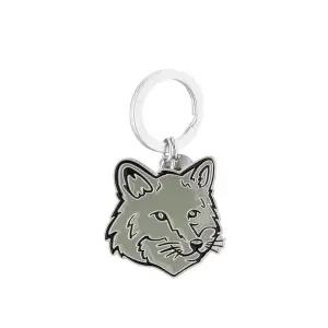 [메종키츠네]25SS 메종키츠네 MM06904AM1002 0079 볼드 폭스 헤드 키링 배이 리프