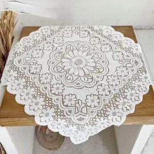협탁보 원형테이블 미니 레이스 1인식탁보 소 테이블러너 주방인테리어 레이스러너