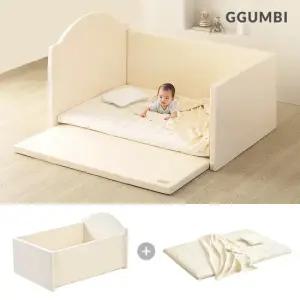 60cm 하이가드 아기 범퍼침대 대형)+미미루 토퍼 90x140cm 세트