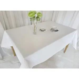 방수식탁보 방수테이블보 5인4인겸용 하얀색 220x145 홈 잔치 돌 백일 상차림 단체 학교 유치원