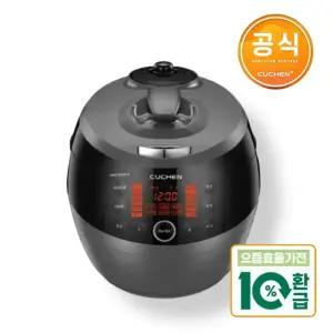 쿠첸 CRS-FCWK1071D 열판압력밥솥 10인용 다크그레이