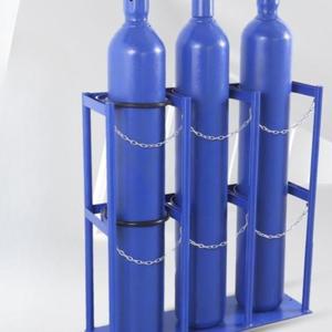 가스통 고정 거치대 고압가스 4구 3구 보관함 40L 브라켓