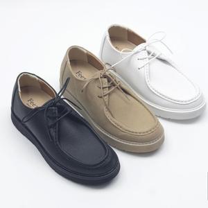 [옷자락]남성 심플 스웨이드 가죽 발편한 블랙 로퍼