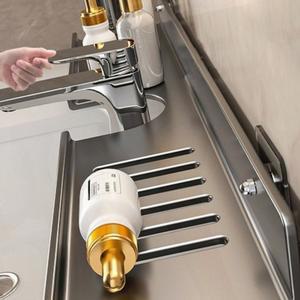 욕실선반 일자형 U자형 세면대 벽부착 무타공