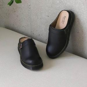 [옷자락]남성 클래식 둥근코 무광 사이드버클 로퍼